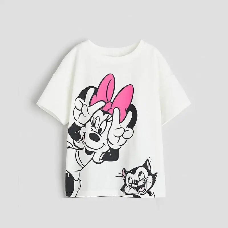 Summer New Tees Boys Children Printing Cute TShirt Toddler Casual Loose Trendy Costume Girls Thin Versatile Crewneck Tops