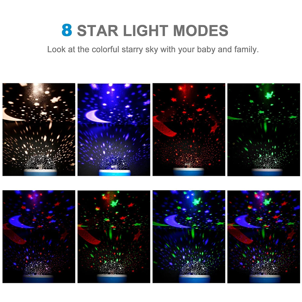 Night Lamp Projector Starry Sky Night Light Projector Baby Lamp Decor