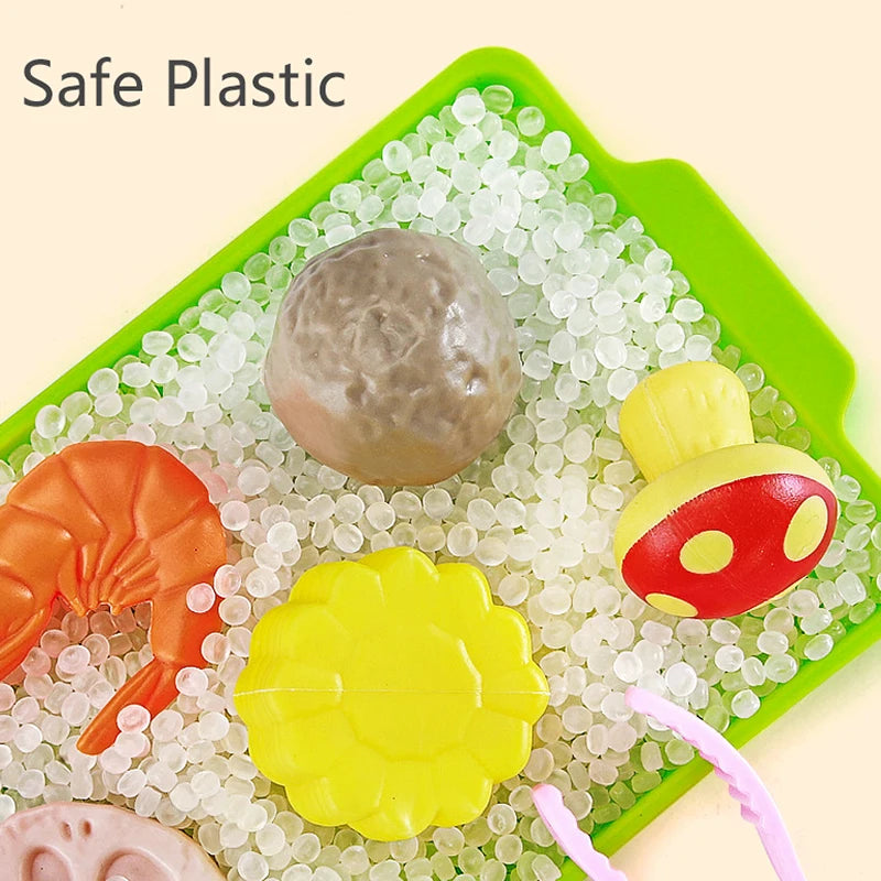 Kids Pretend Play Kitchen Toys Simulation Food Barbecue Cooking Toys