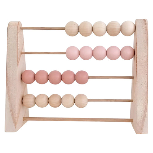 Wood Abacus Toy  for Kids Room Desktop Decoration Baby Early Learning