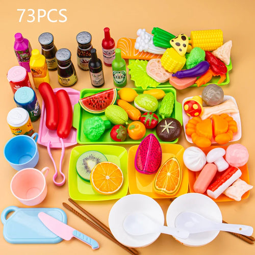 Kids Pretend Play Kitchen Toys Simulation Food Barbecue Cooking Toys