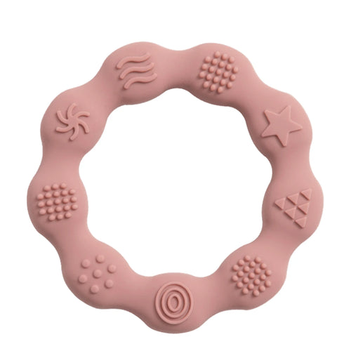 Soft silicone Baby hand Teether infant sensory chew teething