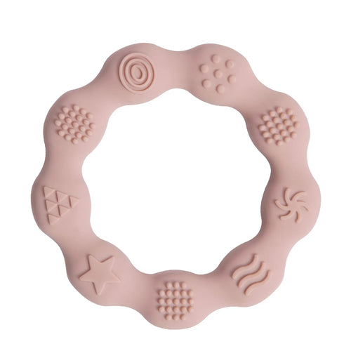 Soft silicone Baby hand Teether infant sensory chew teething