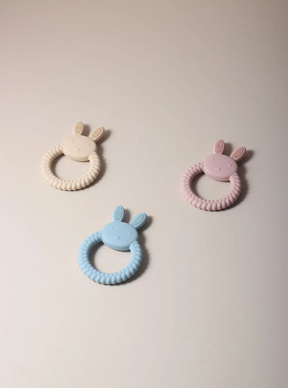 Cute Baby Rabbit Baby Toy Food Grade Safe Silicone Toothbrush Teether