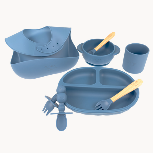 Organic Silicone 8 piece Dining Set